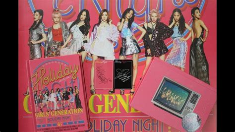 [unboxing] Girls Generation 6th Album Holiday Night Holiday Ver Night Ver Youtube