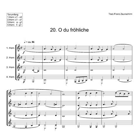 Klaviernoten o du fröhliche kostenlos : Klaviernoten O Du Fröhliche Kostenlos / O Du Frohliche ...