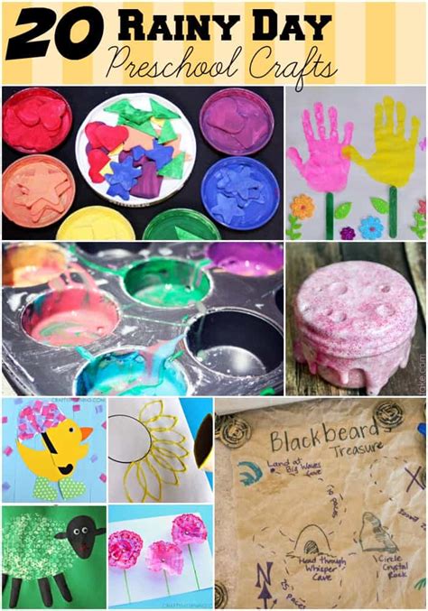 20 Rainy Day Activities For Preschoolers Sensory Time At Home