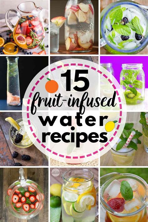 Fruit Infused Water Recipes The Heathered Nest
