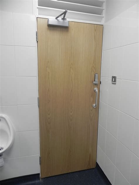 New Toilet Entrance Doors Commercial Refurbishment And Office