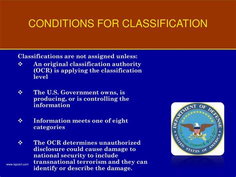 Ppt The Security Classification System Powerpoint Presentation Free