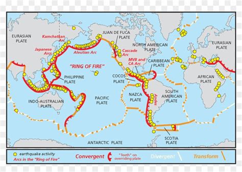 The pacific's ring of fire is a 25,000 mile long 'ring' that's home to much of the world's volcanic and earthquake activity. 25 Pacific Ring Of Fire Map - Maps Online For You