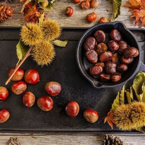 Castañas asadas en casa en la sarten, manjar del otoño. ¿Cómo asar castañas en casa? ¿Es posible?