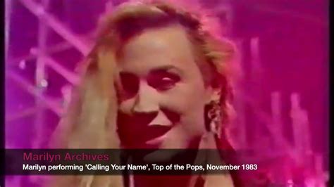 Marilyn Calling Your Name 1983 Youtube