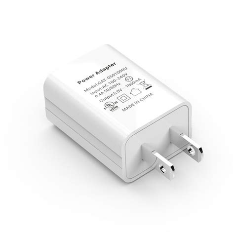 5v 1a Phone Usb Wall Charger Power Adapter With Ul Fcc Certification