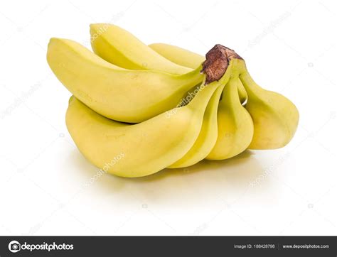 Cluster Of Bananas On A White Background Stock Photo By ©anmbph 188428798