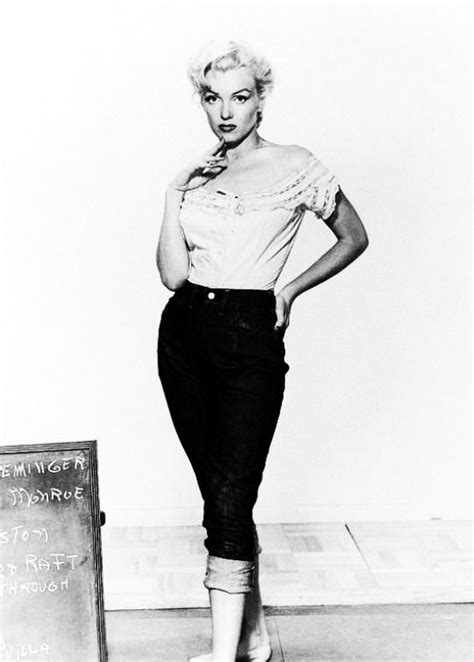 Marilyn Monroe In Costume Tests For River Of No Return 1953 Marilyn
