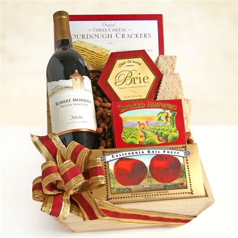 Check in for specials and featured items! Wine and Cheese Crate - Holiday Gift Baskets at Hayneedle