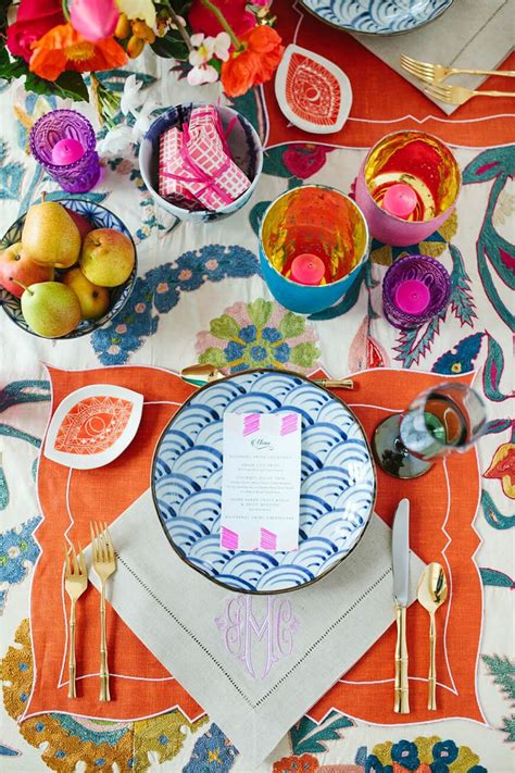 Leonardo) nació en barcelona, venezuela. Decoração de mesa estilo boho - Studio Lab | Jogo de mesa ...