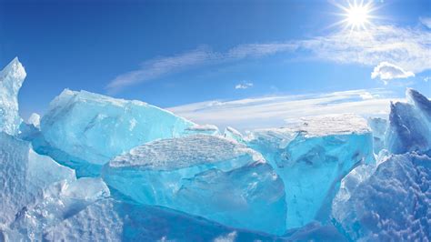 Frozen Lake Baikal Siberia Hd Wallpaper Download 3840x2160