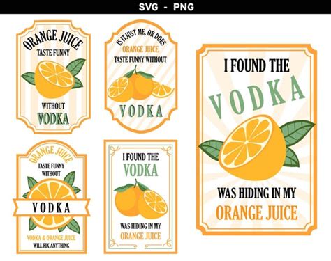 Orange Juice Taste Funny Without Vodka Svg When Life Gives Etsy