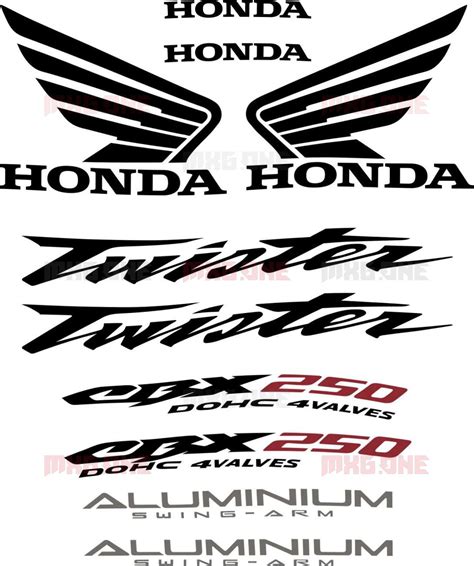 Honda Cbx 250 2005 Twister Stickers Set Mxgone Best Moto Decals