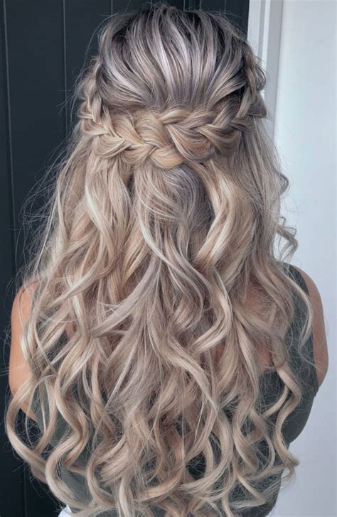 Cover your elastic by wrapping and pinning your hair, and tease your ponytail up to create ultimate lift. Best half up half down hairstyles for everyday to special ...