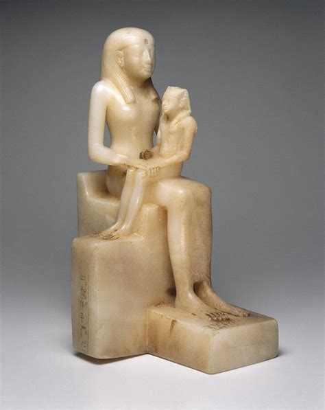 Statuette Of Queen Ankhnes Meryre Ankhnespepi Ii And Her Son Pepy Ii Pepy Who Became King At