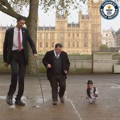 Guinness World Records Tallest Man Meets Shortest Man Guinness
