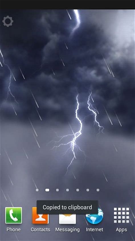 Lightning storm live wallpaper for Android. Lightning ...