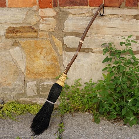 Black Besom Medium Witch Broom Besom Witchcraft Spells For Beginners