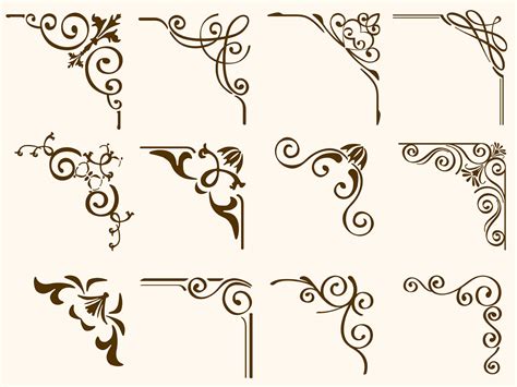 Filigree Vector Art Icons And Graphics For Free Download