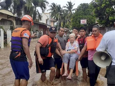 floods in philippines leave 51 dead over a dozen missing