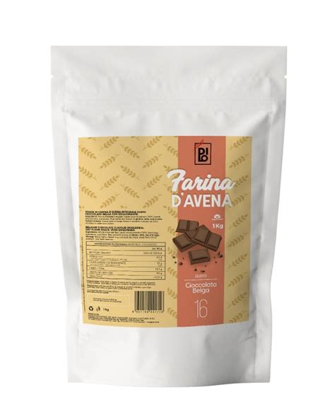 Nella farina di avena integrale i nutrienti restano intatti, conservando tutto il potenziale nutrizionale, è infatti, fonte di fibre, vitamine e minerali. Farina di Avena Aromatizzata Cioccolato Belga- Confezione 1Kg