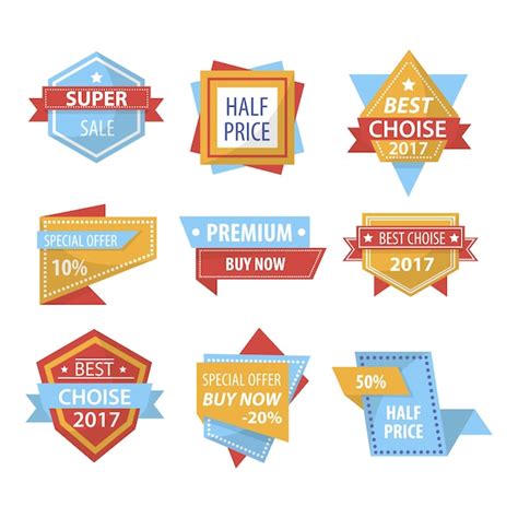 Premium Vector Sale And Shopping Price Discount Vector Tags