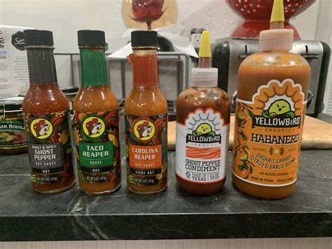 Celebrating Texas Hot Sauce Tonight The Buc Ee’s Ones Are