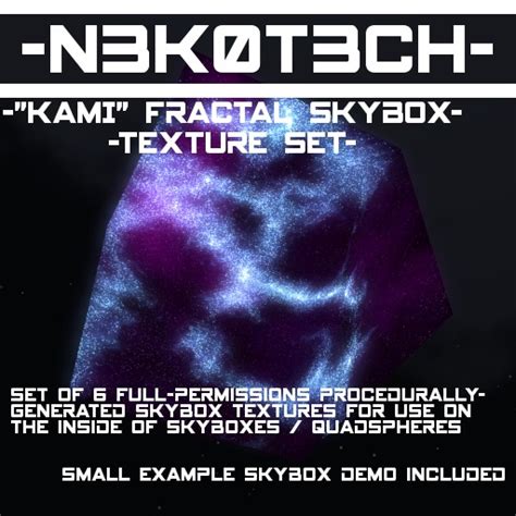 Second Life Marketplace Nt Kami Skybox Texture Set Boxed