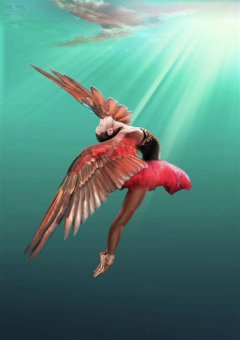 Flying Angel Digital Art By Dray Van Beeck
