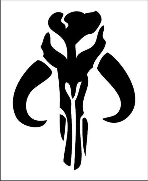 Mandalorian Mythosaur Vinyl Decal Boba Fett By Sacredandstained Star