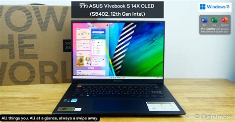 รีวิว Asus Vivobook S 14x Oled S5402 12th Gen Intel กับ 10 จุดเด่น