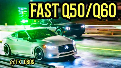 Fastest Roll Race Q50 Q60 Red Sport Youtube