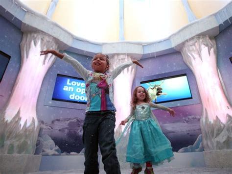 Frozen Ice Palace Opens At Short Hills Mall