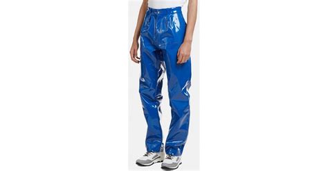 Gmbh Seam Pvc Pants Blue For Men Lyst