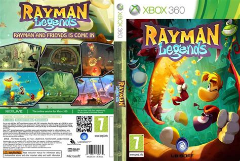Rayman Legends Xbox 360 Game Covers Rayman Legends Scanned Xbox 360
