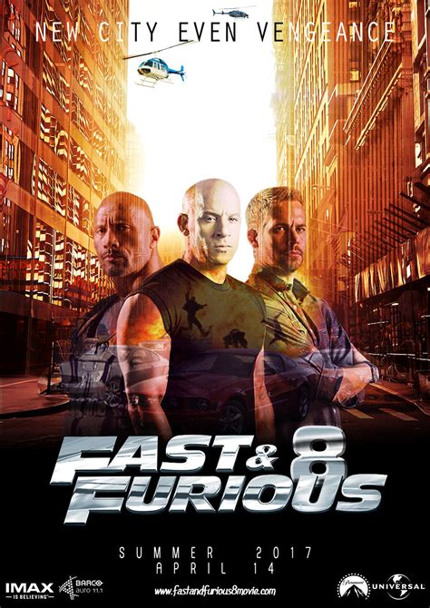 Fast And Furious 8 Movie Poster Design By Tegz04 On Deviantart