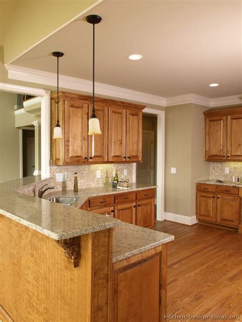 Pictures Of Kitchens Traditional Medium Wood Golden Brown Kitchen