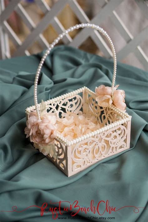 Top picks for the best wedding gift ideas in 2021. Unique Flower Girl Baskets Pink Wedding Basket Flower Girl ...