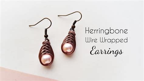Easily Make Beautiful Earrings At Home With Wire And Beads