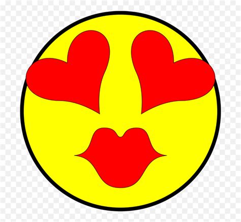 Emoticon Heart Flower Png Clipart Love Smiley Big Emojiflower