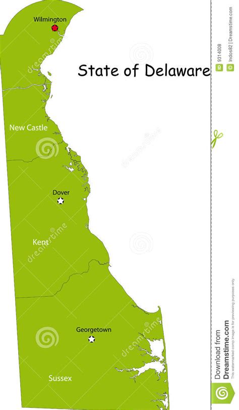 Delaware Map State And District Map Of Delaware Administrative And