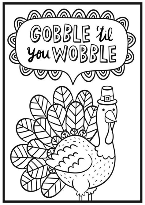 Free Printable Thanksgiving Coloring Pages Tulamama
