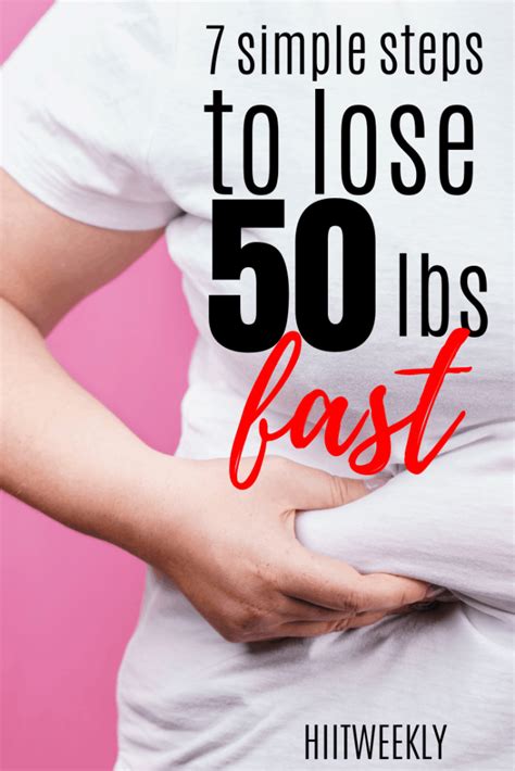 How To Lose 50 Pounds Fast Hiitweekly