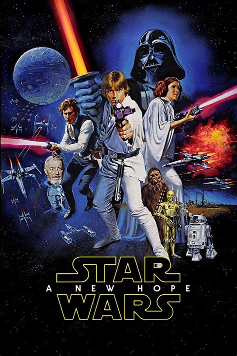 Episode iv a new hope with videos, a plot synopsis, and pictures. Star Wars Episode IV: A New Hope Movie Poster - ID: 350096 ...