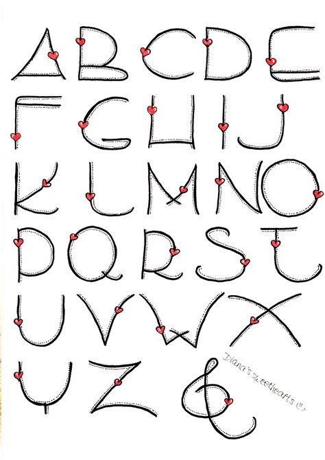 Handletteren Alfabet