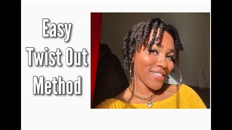 How To Get A Perfect Twist Out On Natural Hair Youtube