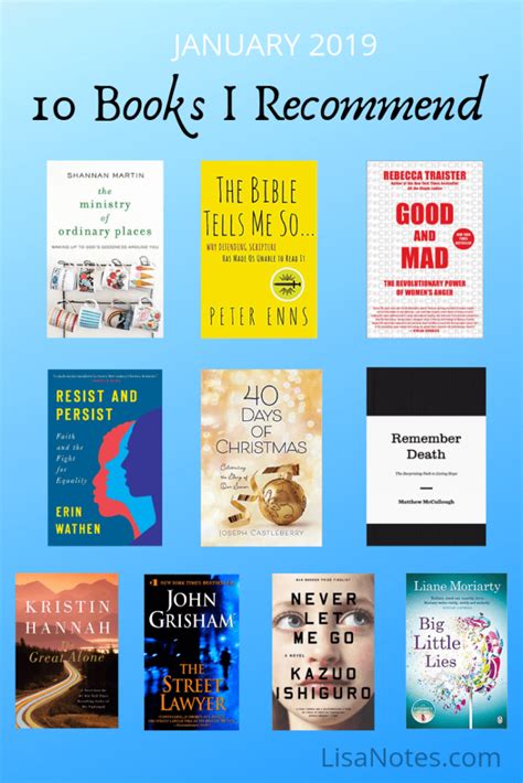 10 Books I Recommend Video January 2019