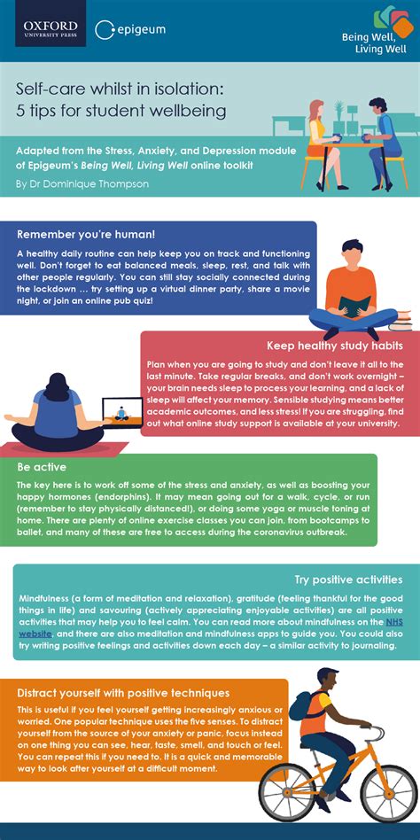 Student Self Care Tips Infographic