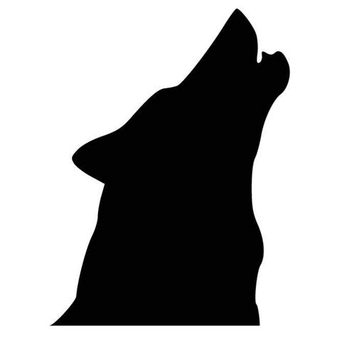 Silhueta De Um Lobo Wolf Silhouette Silhouette Wolf
