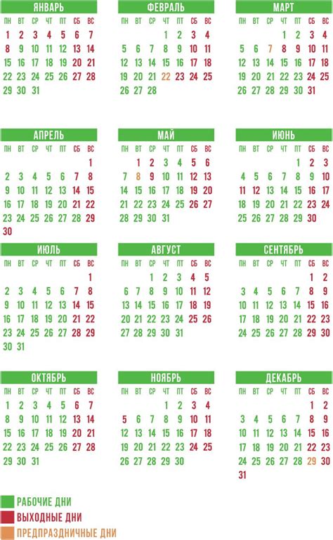 Как мы работаем и отдыхаем в 2018 году Календарь праздников